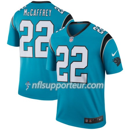 Maillot Homme Carolina Panthers Christian McCaffrey 22 Nike Bleu